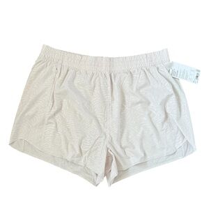 Athleta Printed‎ Hustle 3” Shorts - Size 1X - Fiji Veil Grey - NWT